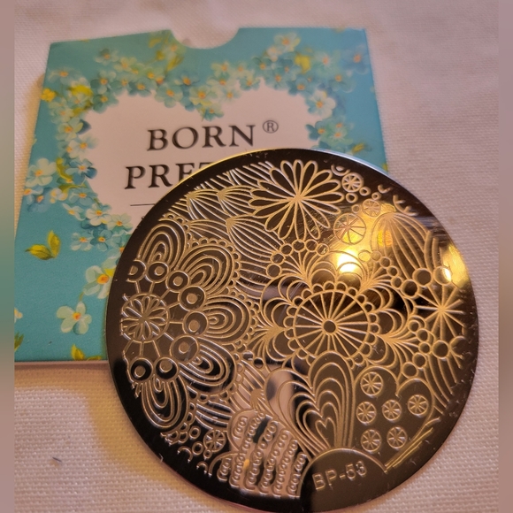 Nail Stamping Plate - Born Pretty #53 - Picture 1 of 2